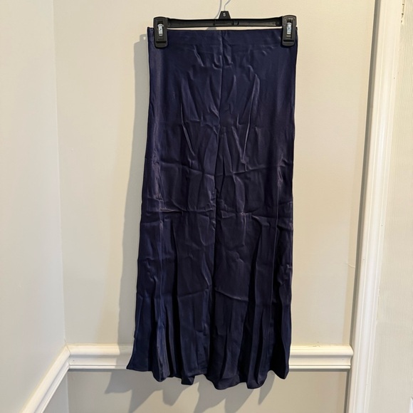 Rails high-waisted pullover midi-length skirt elastic waistband navy blue XXS - Picture 4 of 10